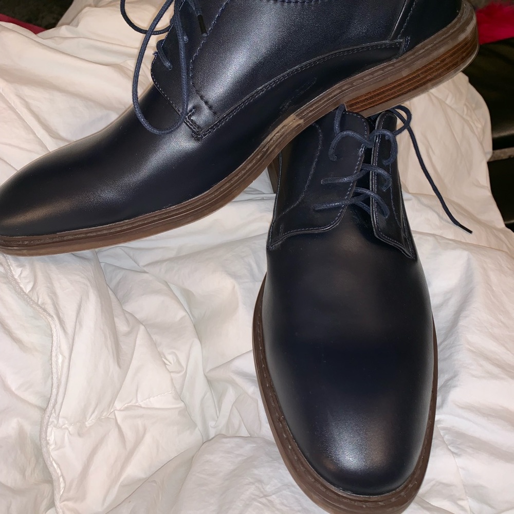 Navy Joseph Abboud Collection shoes